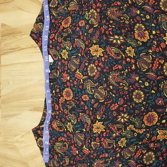 Forever 21 Midi Floral Long Sleeve Dress M - Picture 7 of 14